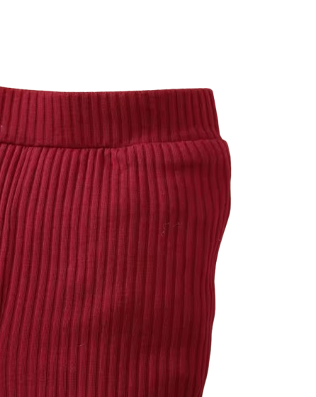 The Persephone - Newborn Baby Girl Outfit Set – Long Sleeve Embroidered Top & Flared Pants, Spring Autumn Clothing