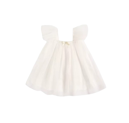 The Kenzie - Baby Girls' Summer Dress – Sleeveless Solid Color Gauze Party & Birthday Dress
