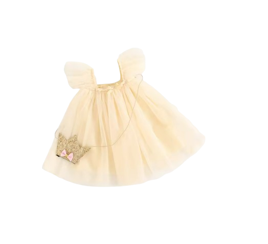 The Kenzie - Baby Girls' Summer Dress – Sleeveless Solid Color Gauze Party & Birthday Dress
