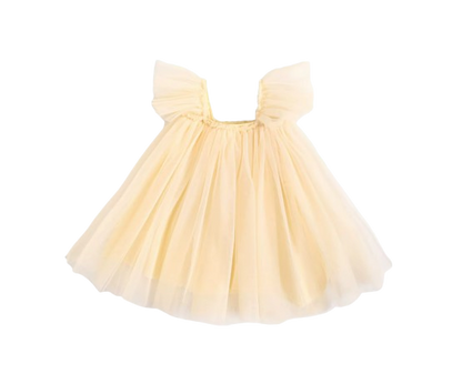 The Kenzie - Baby Girls' Summer Dress – Sleeveless Solid Color Gauze Party & Birthday Dress