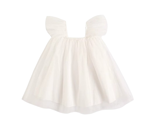 The Kenzie - Baby Girls' Summer Dress – Sleeveless Solid Color Gauze Party & Birthday Dress