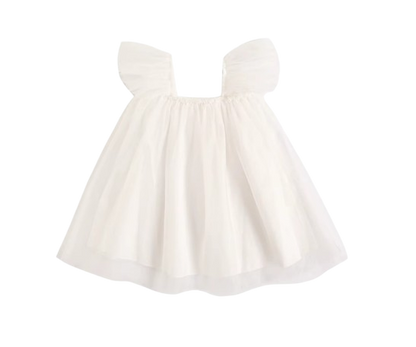 The Kenzie - Baby Girls' Summer Dress – Sleeveless Solid Color Gauze Party & Birthday Dress