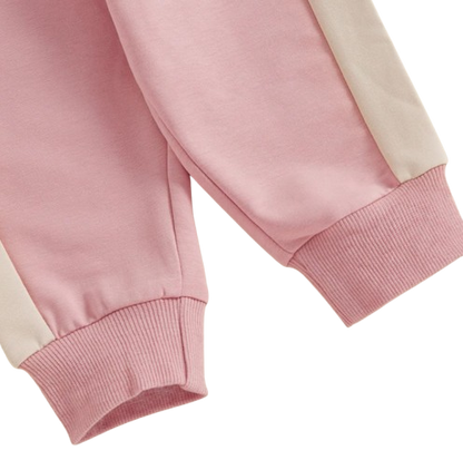 The Lacey - Baby Unisex 2-Piece Tracksuit Set – Contrast Color Long Sleeve Sweatshirt & Pants, Infant Toddler Outfit