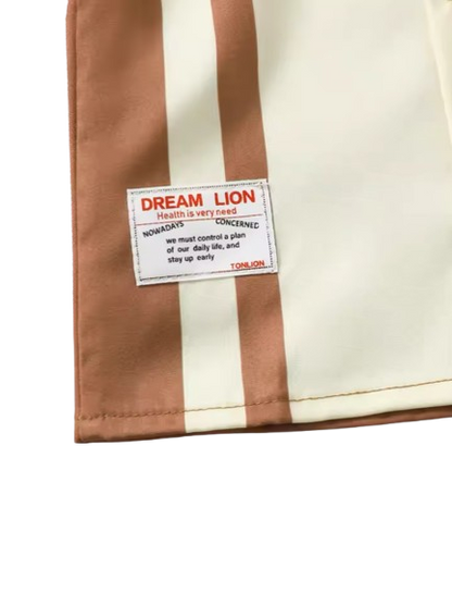 The Jase - 2PCS Baby Boy Summer Striped Shirt and Shorts Set with Pocket