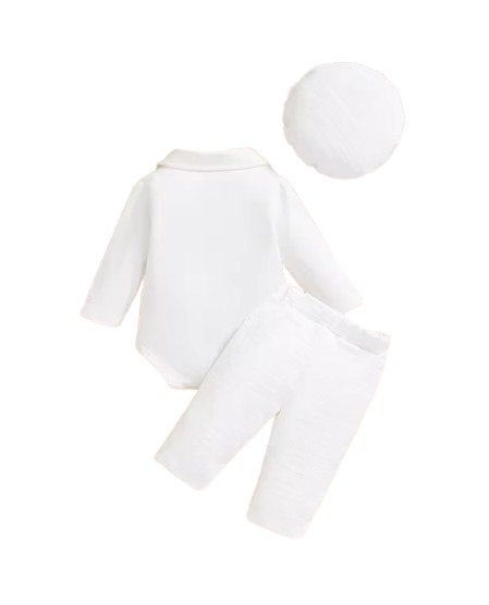 The Kamden - Baby Boy Autumn Winter 2-Piece Long Sleeve Vest Style Outfit Set