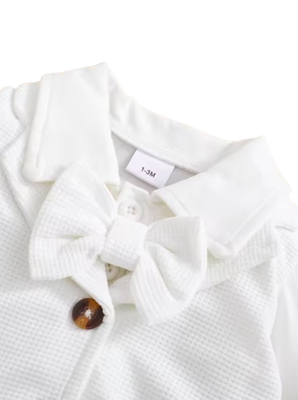 The Kamden - Baby Boy Autumn Winter 2-Piece Long Sleeve Vest Style Outfit Set