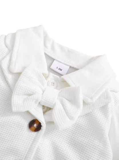 The Kamden - Baby Boy Autumn Winter 2-Piece Long Sleeve Vest Style Outfit Set