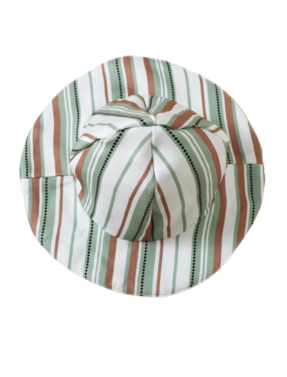 The Cannon - Baby Boy Summer 2-Piece Dinosaur Print Striped Outfit Set