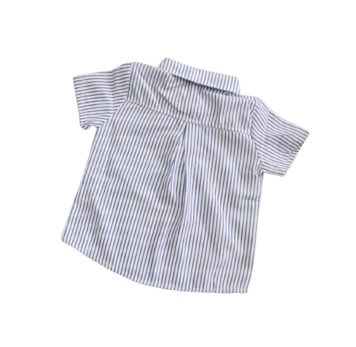 The Braylen - Boys Summer 2-Piece Cotton Striped Shirt and Pants Set