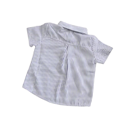 The Braylen - Boys Summer 2-Piece Cotton Striped Shirt and Pants Set