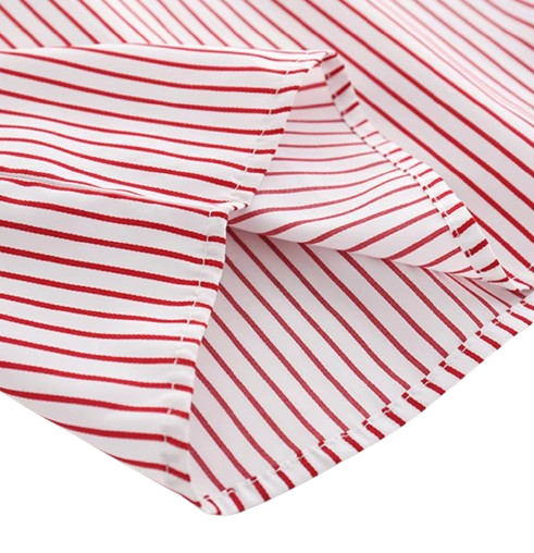 The Braylen - Boys Summer 2-Piece Cotton Striped Shirt and Pants Set