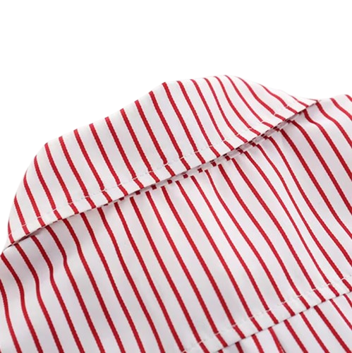 The Braylen - Boys Summer 2-Piece Cotton Striped Shirt and Pants Set