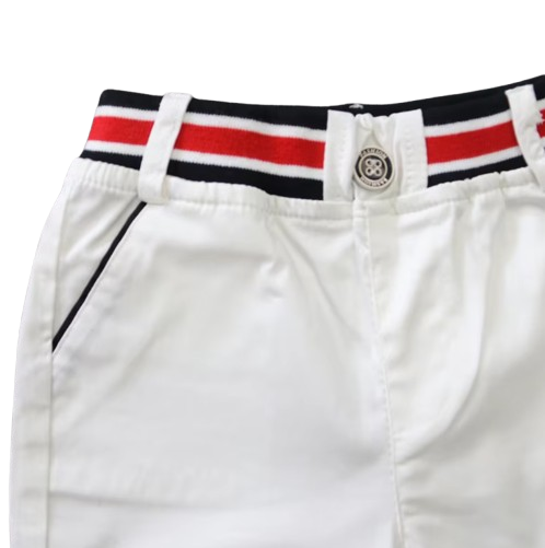 The Braylen - Boys Summer 2-Piece Cotton Striped Shirt and Pants Set