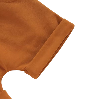 The Dustin - Toddler Boy Summer 2-Piece Letter Print T-Shirt and Shorts Set