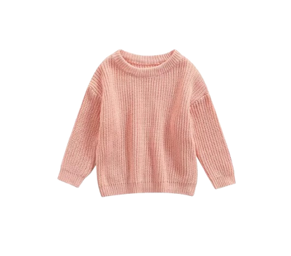 The Penny - Baby Unisex Knitted Sweater, Long Sleeve Autumn Winter Pullover