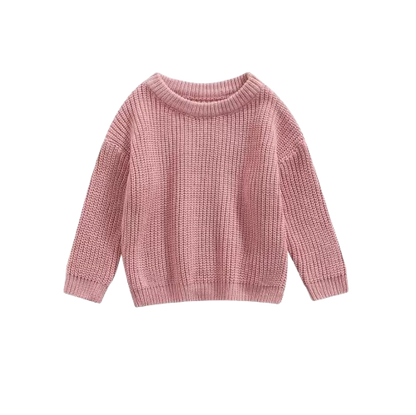 The Penny - Baby Unisex Knitted Sweater, Long Sleeve Autumn Winter Pullover