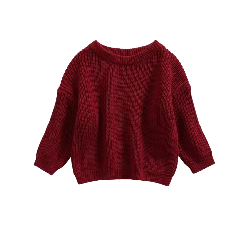 The Penny - Baby Unisex Knitted Sweater, Long Sleeve Autumn Winter Pullover