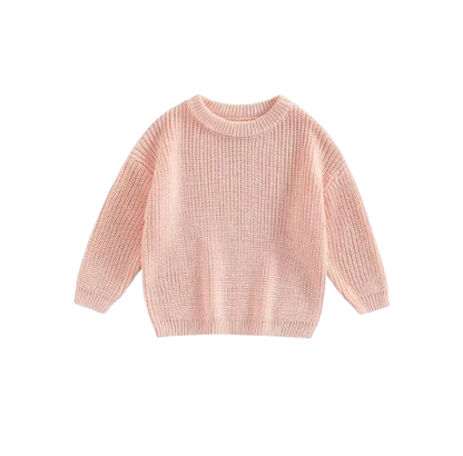 The Penny - Baby Unisex Knitted Sweater, Long Sleeve Autumn Winter Pullover