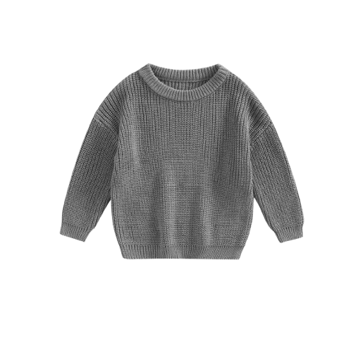 The Penny - Baby Unisex Knitted Sweater, Long Sleeve Autumn Winter Pullover