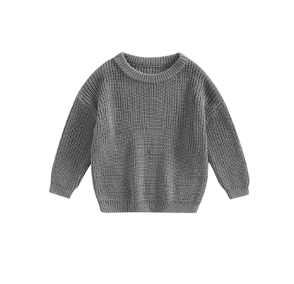 The Penny - Baby Unisex Knitted Sweater, Long Sleeve Autumn Winter Pullover