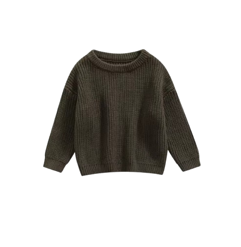 The Penny - Baby Unisex Knitted Sweater, Long Sleeve Autumn Winter Pullover
