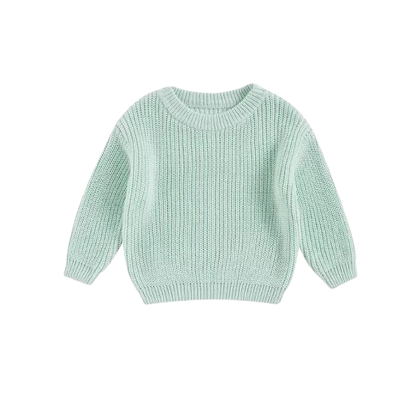 The Penny - Baby Unisex Knitted Sweater, Long Sleeve Autumn Winter Pullover