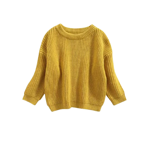 The Penny - Baby Unisex Knitted Sweater, Long Sleeve Autumn Winter Pullover