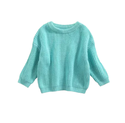 The Penny - Baby Unisex Knitted Sweater, Long Sleeve Autumn Winter Pullover