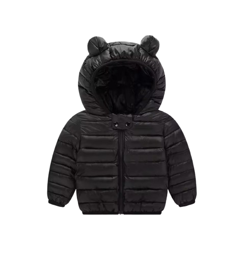 The Bruno - Baby Hooded Winter Jacket, Lightweight Warm Zipper Coat for Kids