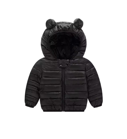 The Bruno - Baby Hooded Winter Jacket, Lightweight Warm Zipper Coat for Kids