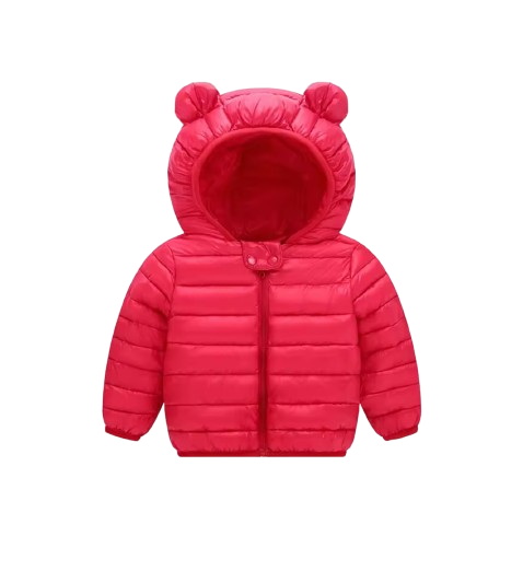 The Bruno - Baby Hooded Winter Jacket, Lightweight Warm Zipper Coat for Kids