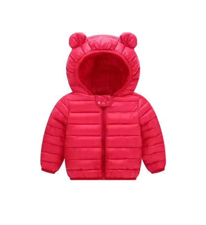 The Bruno - Baby Hooded Winter Jacket, Lightweight Warm Zipper Coat for Kids