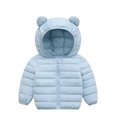 The Bruno - Baby Hooded Winter Jacket, Lightweight Warm Zipper Coat for Kids