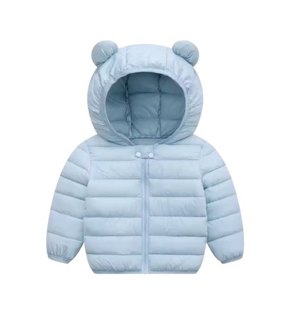 The Bruno - Baby Hooded Winter Jacket, Lightweight Warm Zipper Coat for Kids