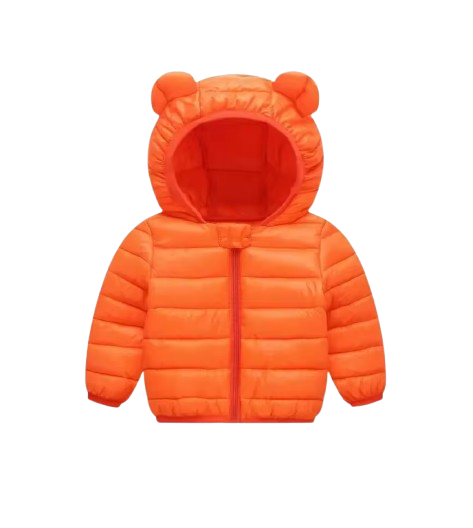 The Bruno - Baby Hooded Winter Jacket, Lightweight Warm Zipper Coat for Kids