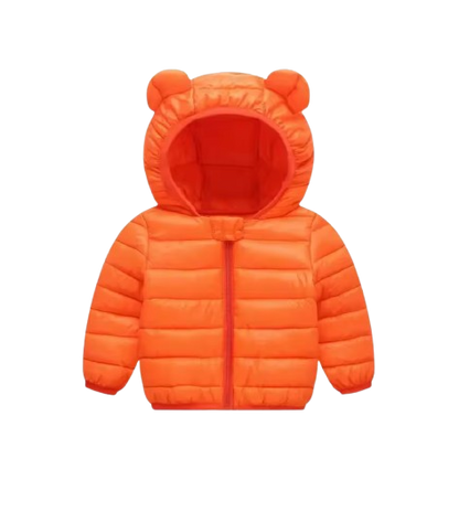 The Bruno - Baby Hooded Winter Jacket, Lightweight Warm Zipper Coat for Kids