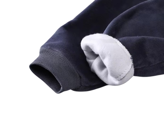 The Yehuda - Baby Boy 3-Piece Winter Fleece Set, Dog Hoodie Vest and Pants