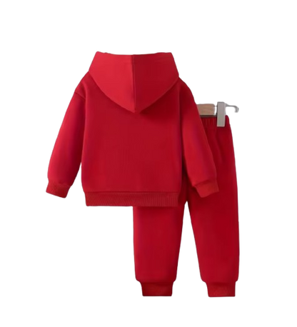 The Clyde - Baby Boy 2-Piece Letter Print Hoodie and Pants Set, Spring Autumn