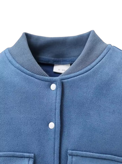 The Brixton - Baby Boy 3-Piece Jacket, Letter Print Pullover and Pants Set