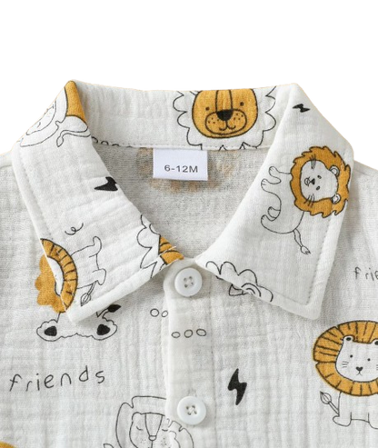 The Bode - Baby Boy Summer 2-Piece Dinosaur Print T-Shirt and Shorts Set