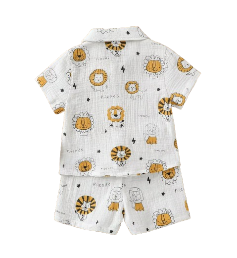 The Bode - Baby Boy Summer 2-Piece Dinosaur Print T-Shirt and Shorts Set