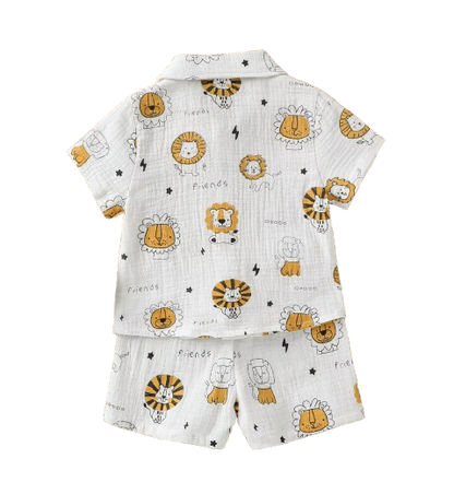 The Bode - Baby Boy Summer 2-Piece Dinosaur Print T-Shirt and Shorts Set