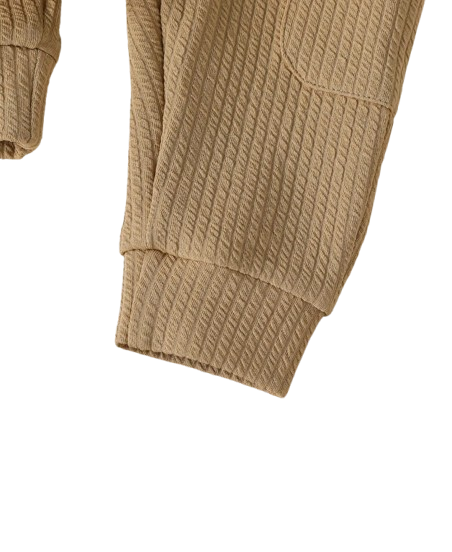 The Chandler - Baby Boy 2-Piece Bear Top and Button Overalls Set