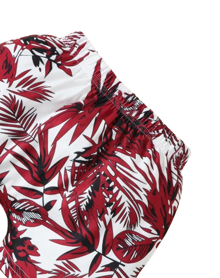 The Ayan - Baby Boy Summer 2-Piece Sleeveless Vest and Printed Shorts Set