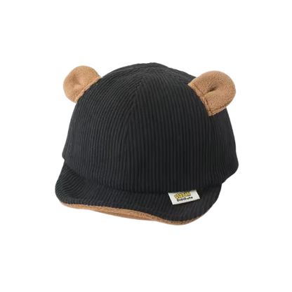The Boden - Baby Corduroy Bear Ear Hat, Adjustable Unisex Cap