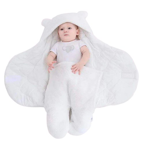 The Bailey - Baby Winter Fleece Romper Super Soft Swaddle Blankets