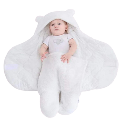 The Bailey - Baby Winter Fleece Romper Super Soft Swaddle Blankets